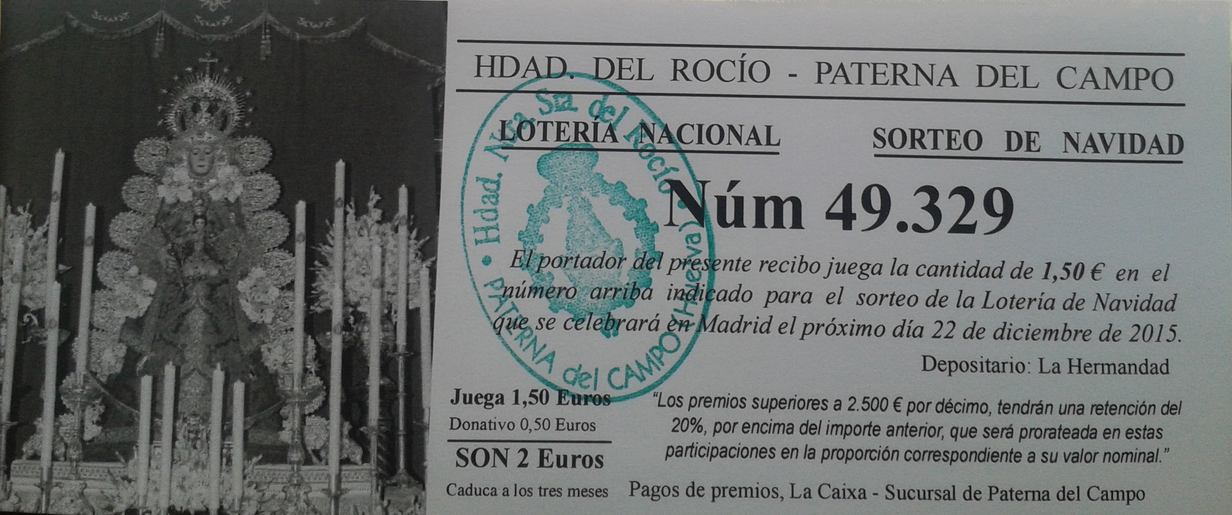 Loteria Navidad 2015