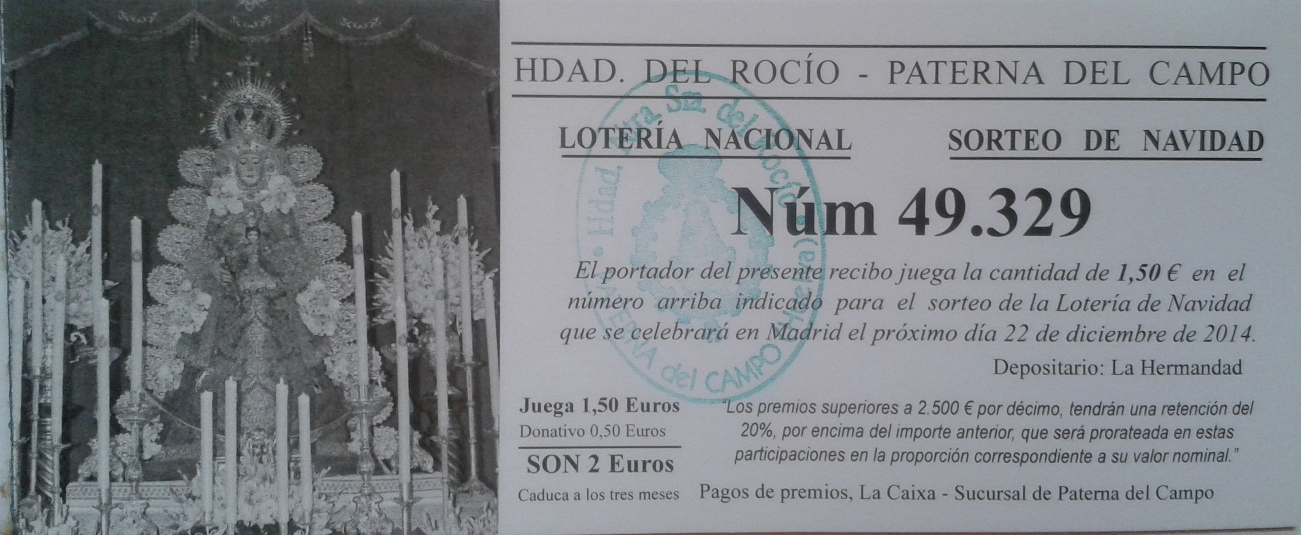 Loteria Navidad 2014